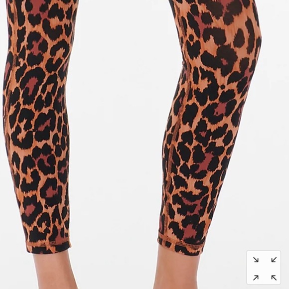 J. Crew 7/8 High-rise Leggings In Leopard - Picture 6 of 8